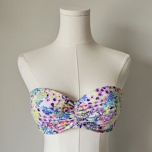 Victoria's Secret Multicolor Floral Bikini Top  36C